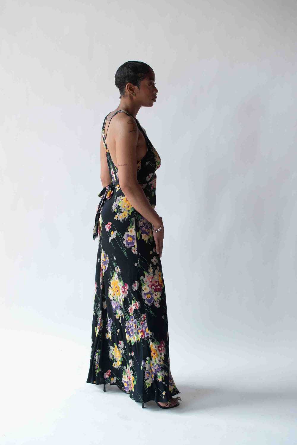 1990s Floral Print Dress | Betsey Johnson - image 6