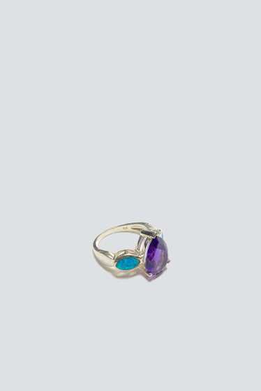 Topaz and Opal Ring