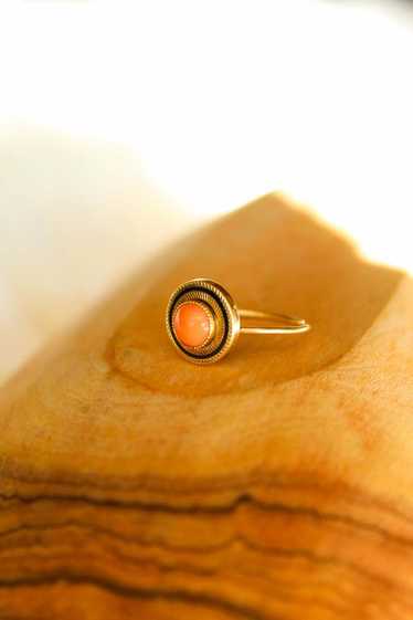 Vintage Enamel Stick Pin Conversion Ring