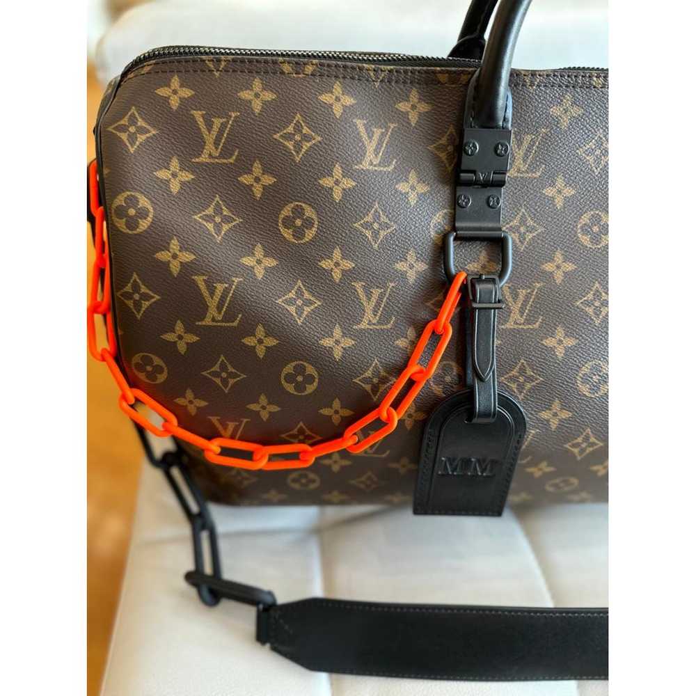 Louis Vuitton Keepall leather weekend bag - image 3