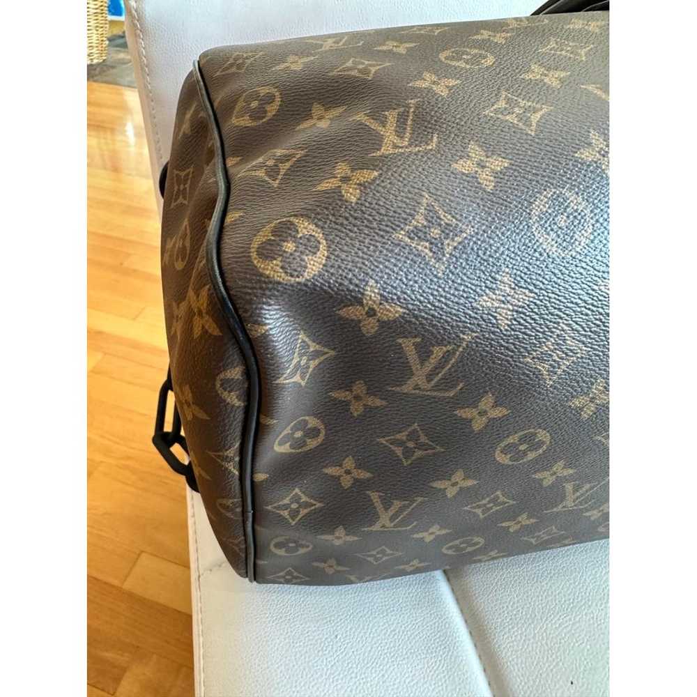 Louis Vuitton Keepall leather weekend bag - image 7