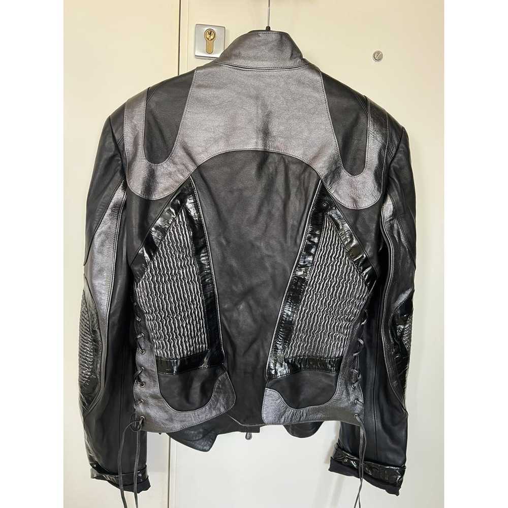 Alexander McQueen Leather biker jacket - image 2