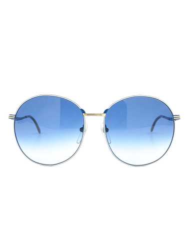 Solaris Blue Gradient Wireframe Sunglasses