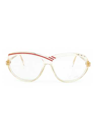 Cazal Red Accent Eyeglasses