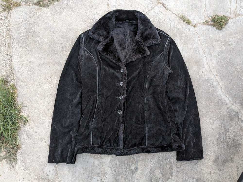 Vintage Y2K True Black Afghan Coat - image 1