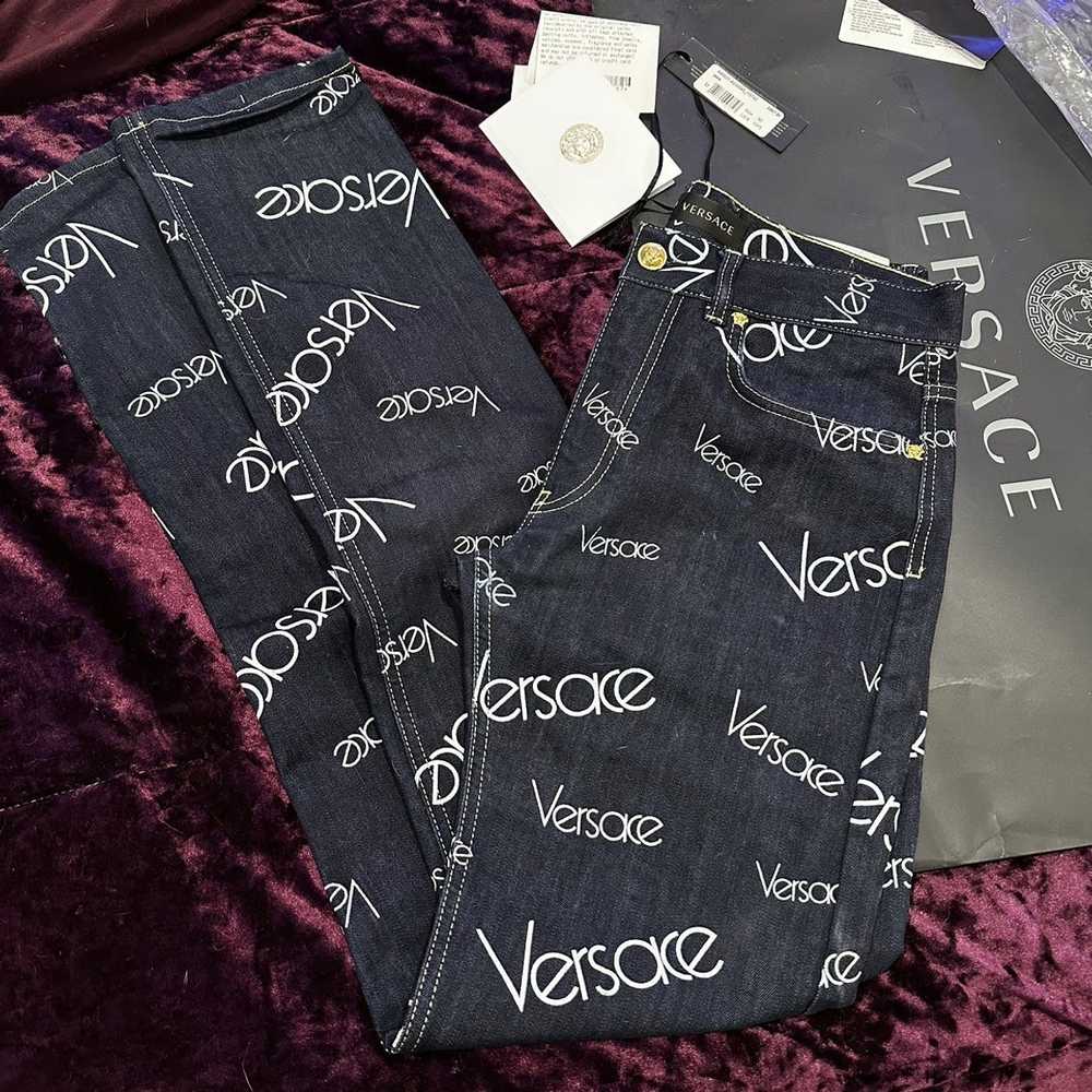 Versace Versace Logo Jeans - image 1