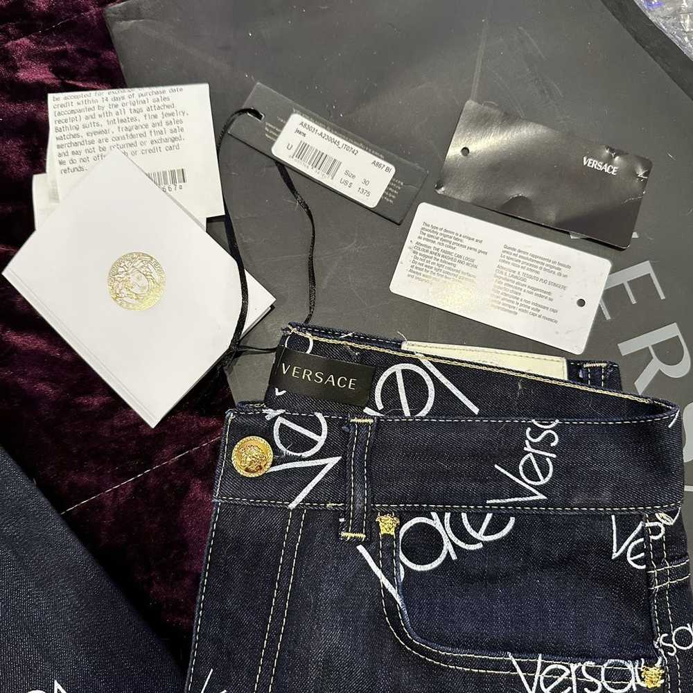 Versace Versace Logo Jeans - image 2