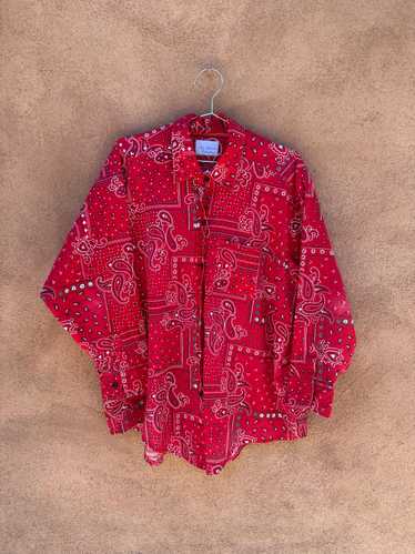 Red Handkerchief Blouse - San Antonio Collection