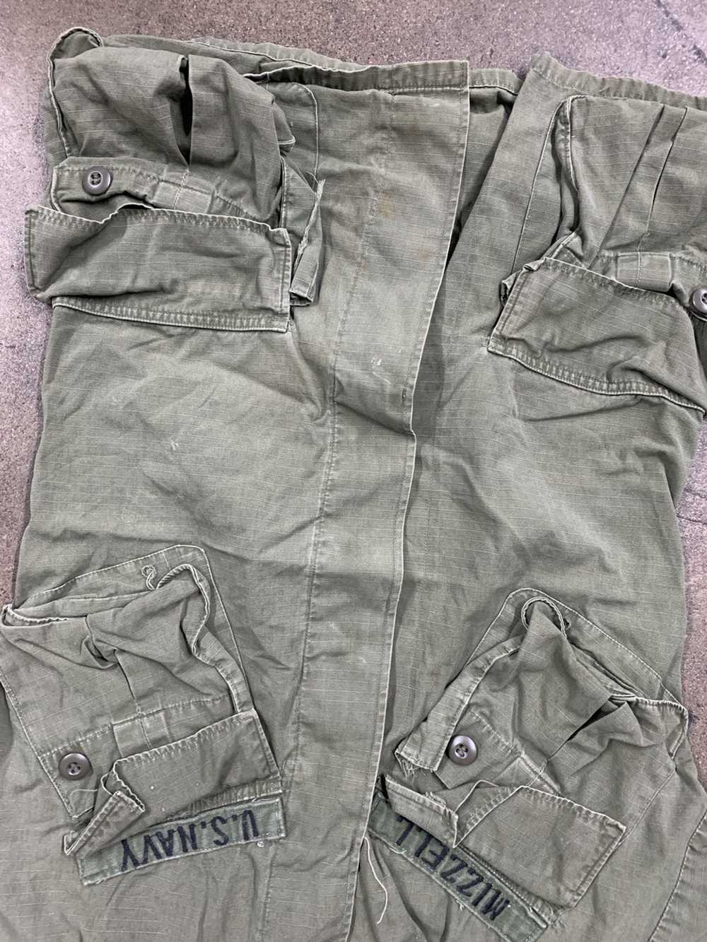 Vintage Vintage Rare US Navy Slant Pocket Fatigue… - image 2