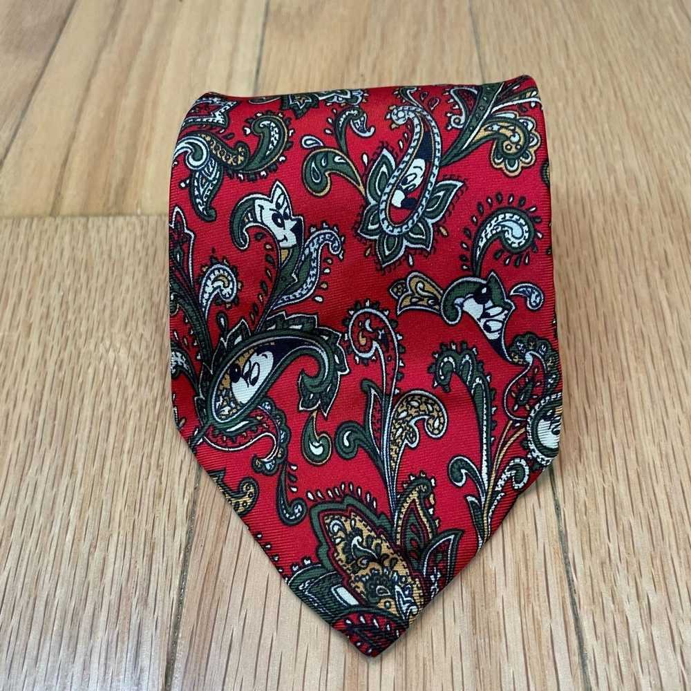 Vintage Balancine Mickey Mouse Vintage Tie Silk P… - image 2