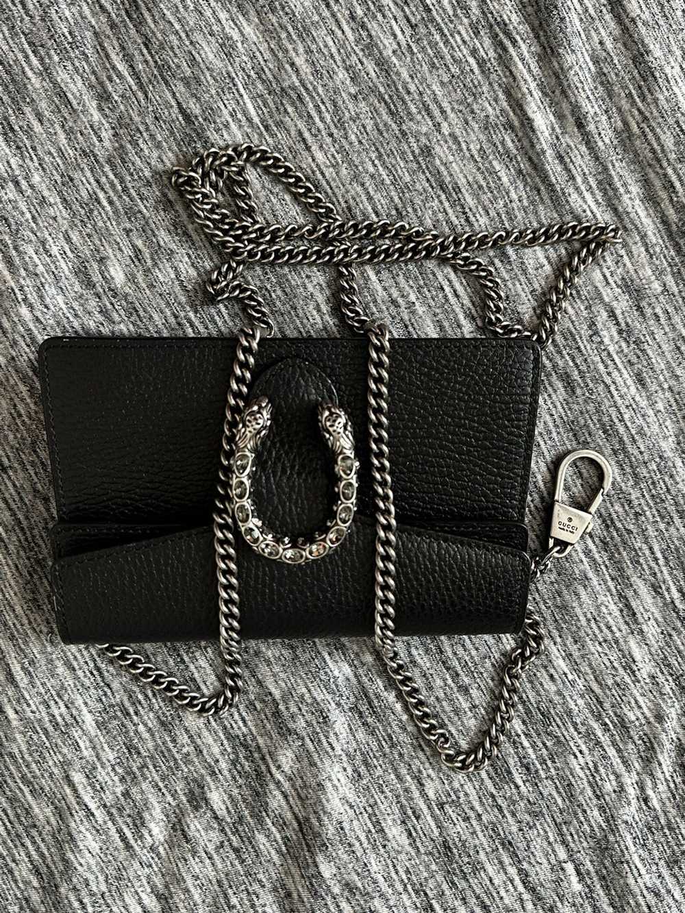 Gucci Gucci Dionysus Leather Super Mini Bag - image 1