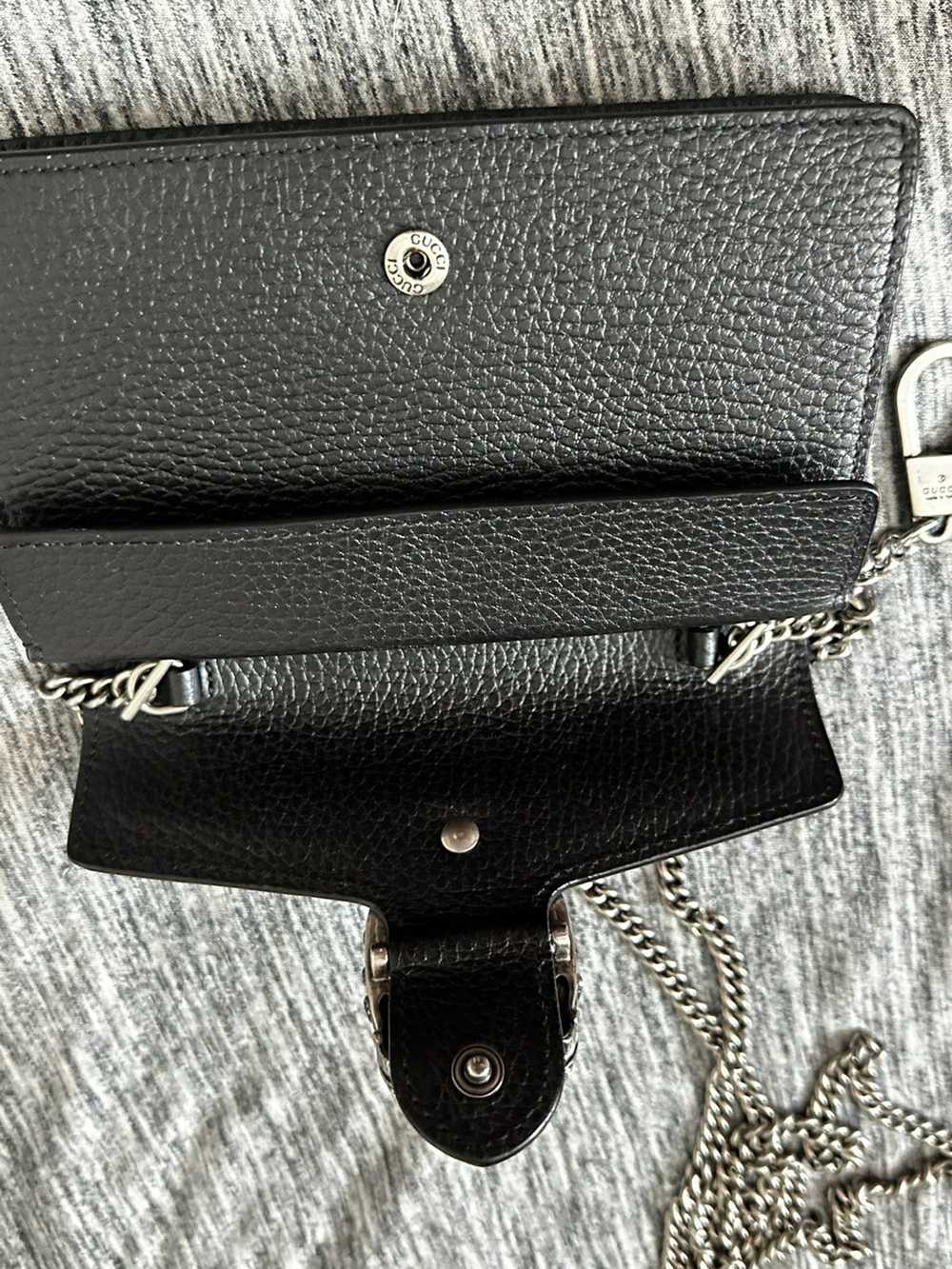 Gucci Gucci Dionysus Leather Super Mini Bag - image 3