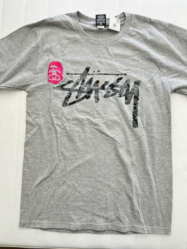 Bape × Stussy Bape x Stussy Desert Camo Shark Tee - image 1