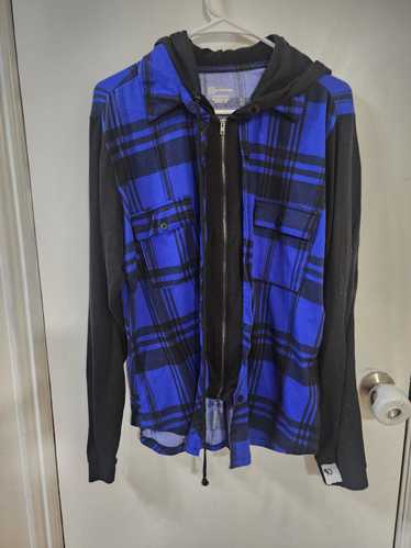 Other Nobo zip and button plaid sweater