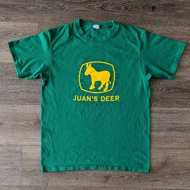 Vintage Vintage Juan's Deer burro parody t-shirt … - image 1