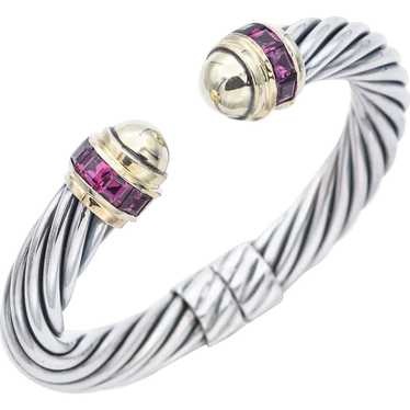 David Yurman Sterling Silver & 14K Yellow Gold To… - image 1