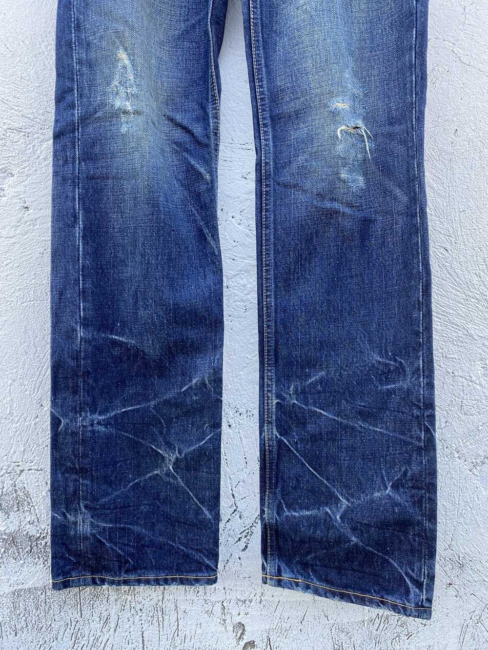 Number (N)ine SS07 Archive Raw Denim Straight Pan… - image 5