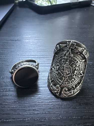 Other Handmade Onyx & Aztec Rings