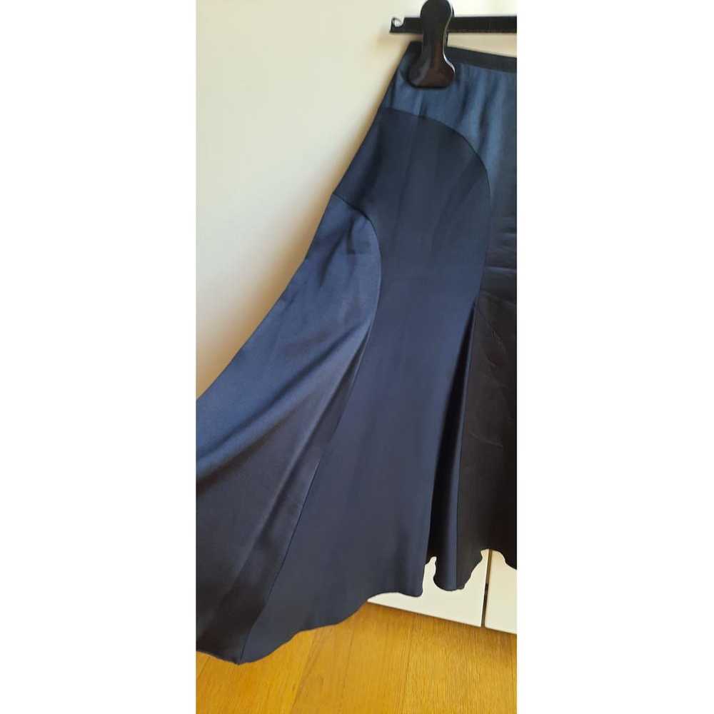 Blumarine Silk mid-length skirt - image 3