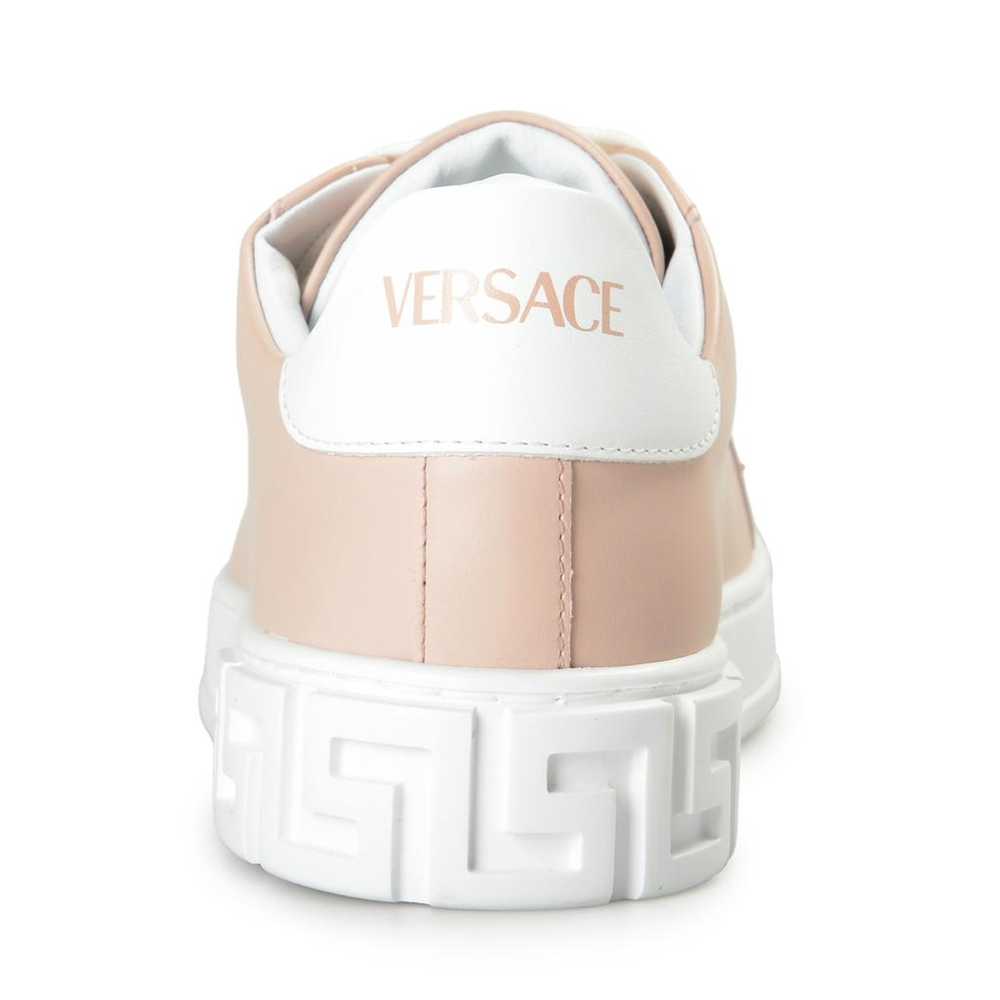 Versace Leather trainers - image 4