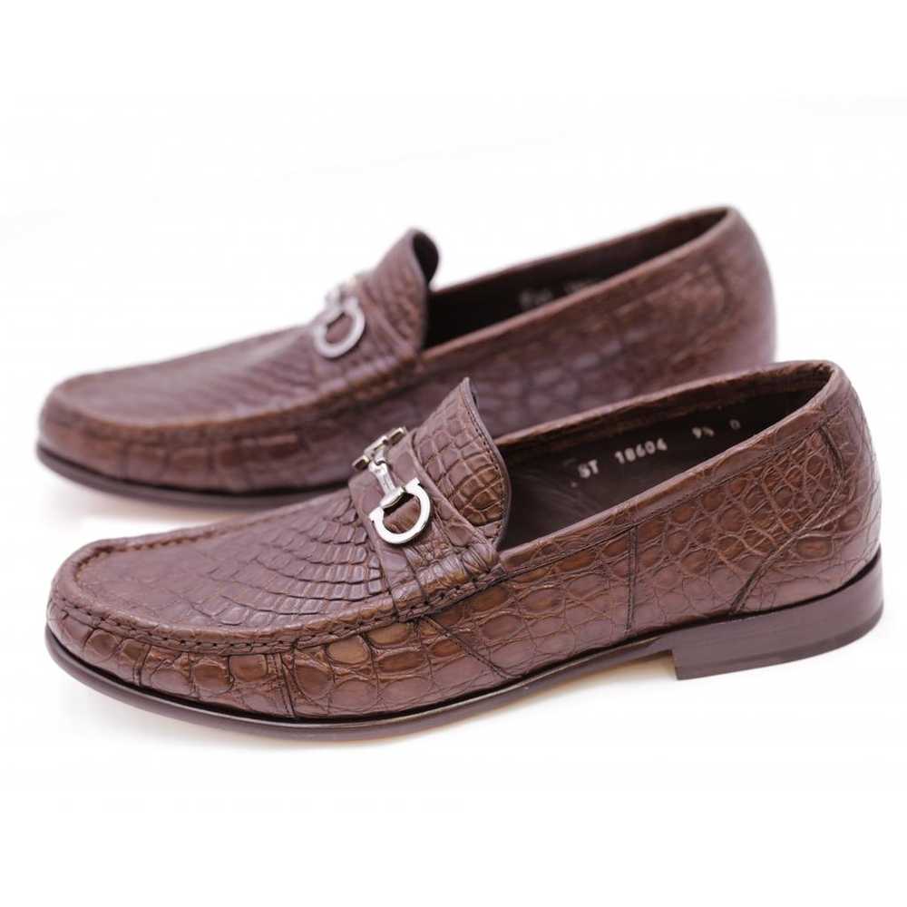 Salvatore Ferragamo Crocodile flats - image 11