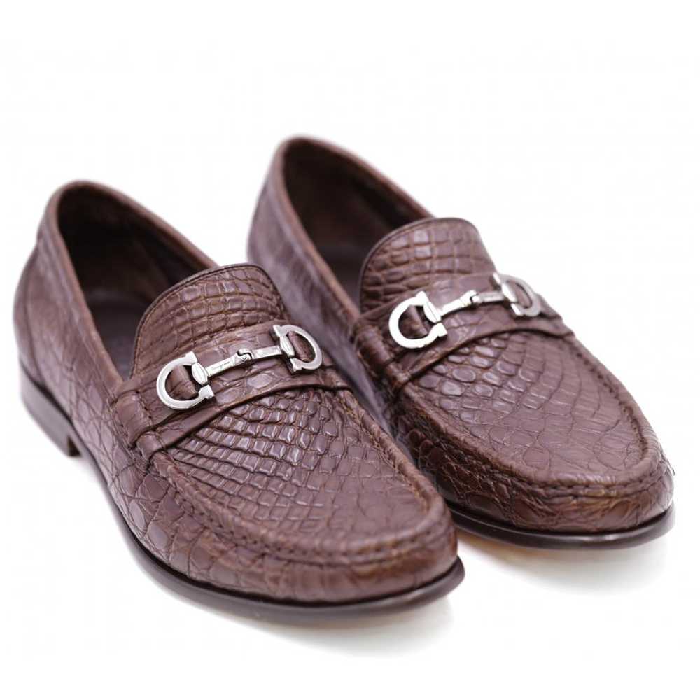 Salvatore Ferragamo Crocodile flats - image 6