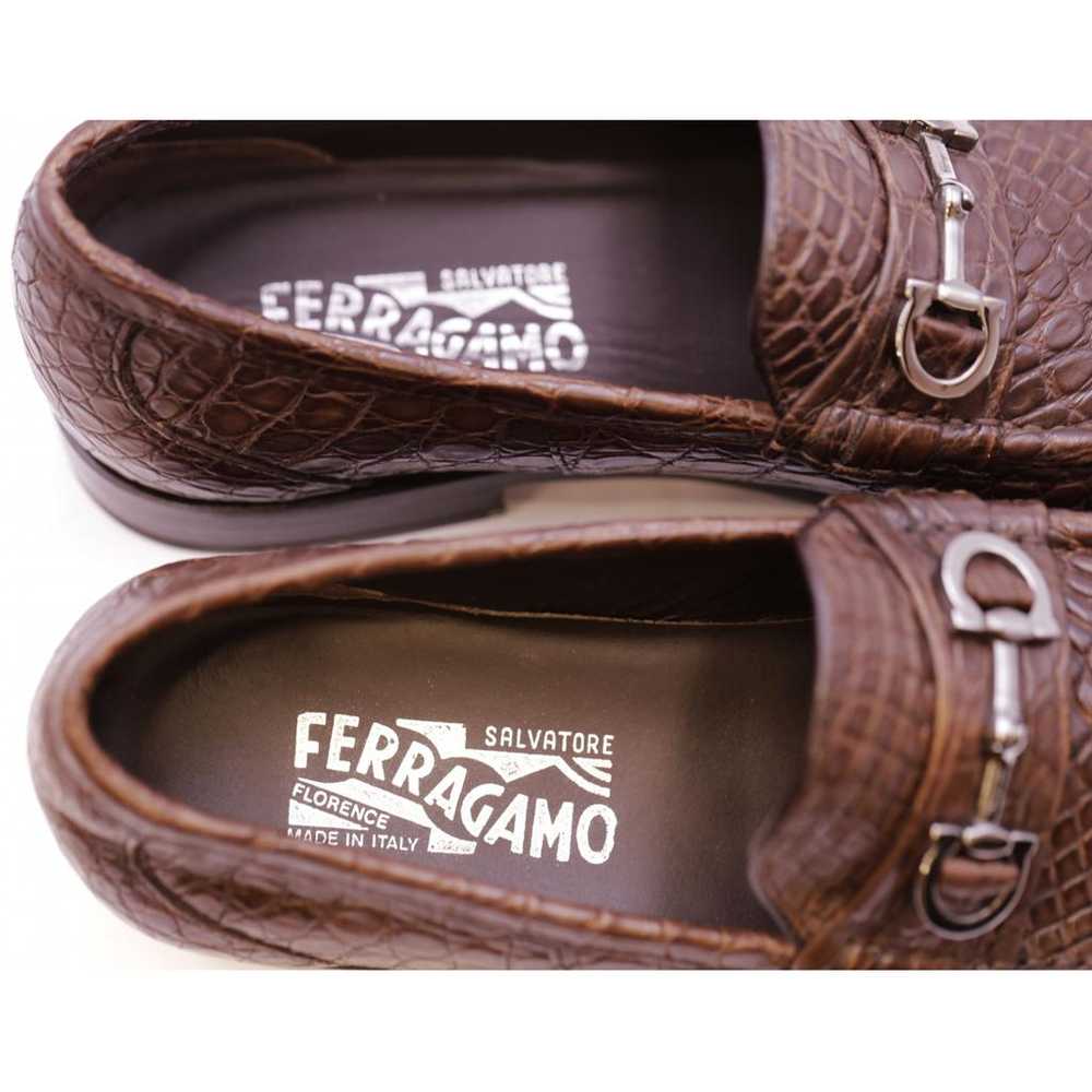 Salvatore Ferragamo Crocodile flats - image 8