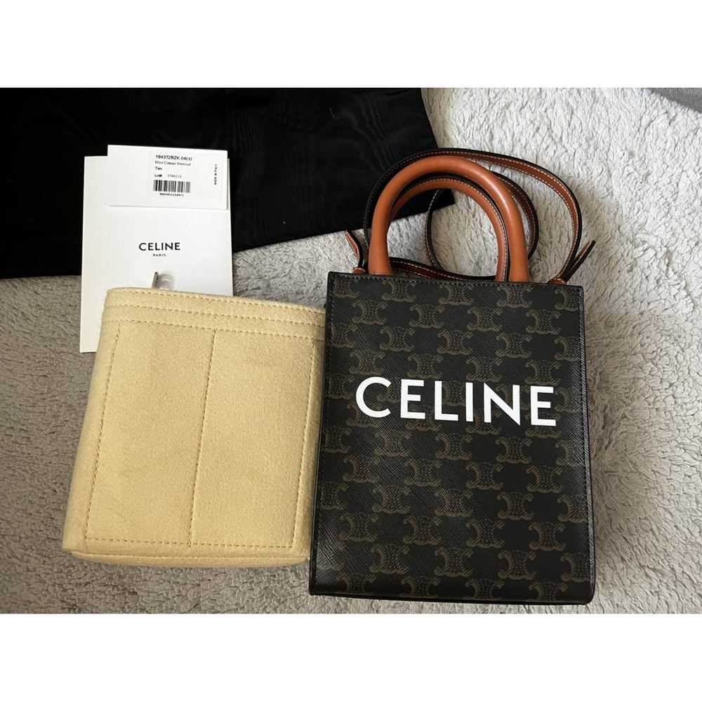 Celine Cabas Vertical cloth tote - image 4