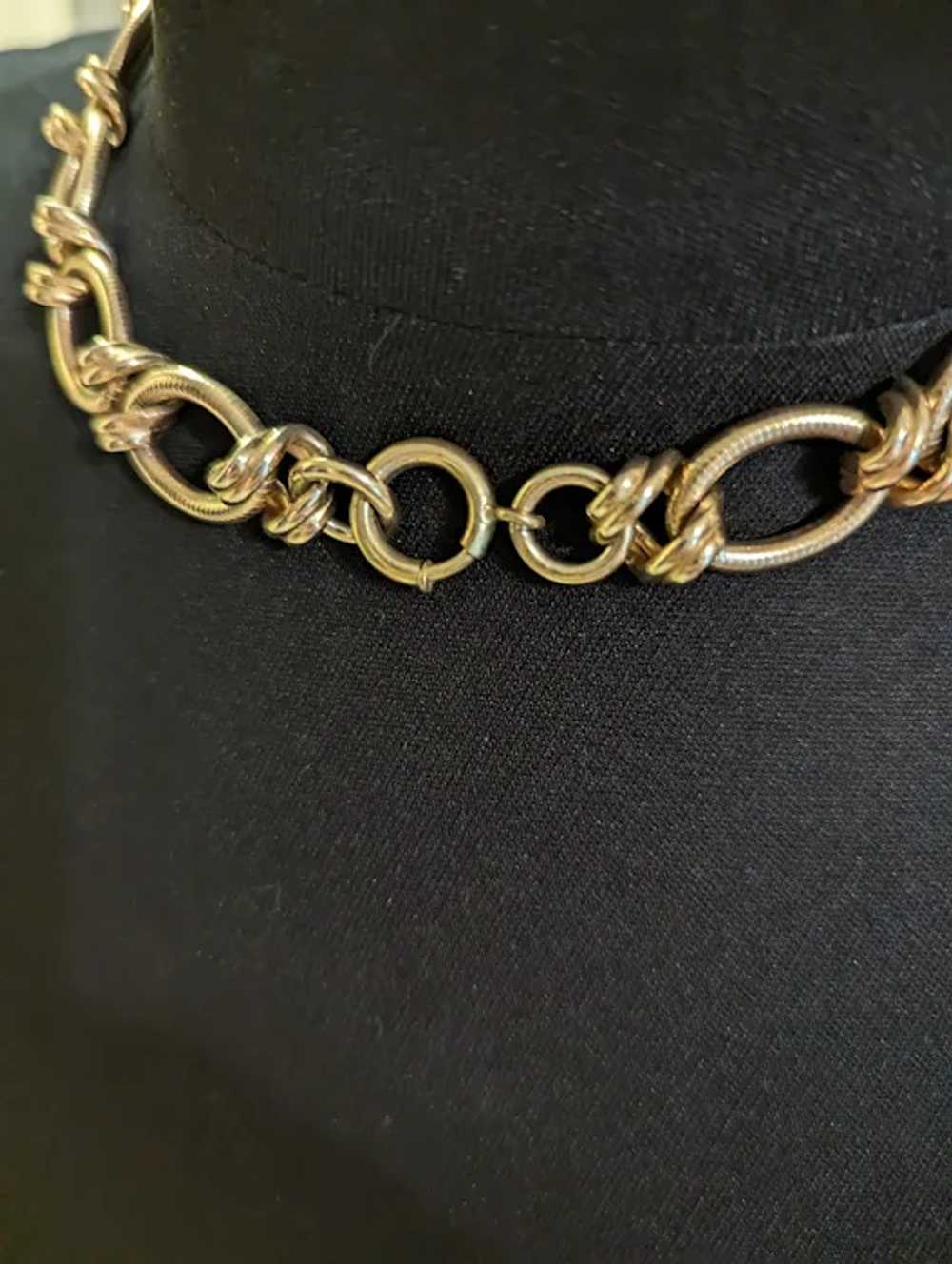 Mid Century  Choker Necklace - image 4