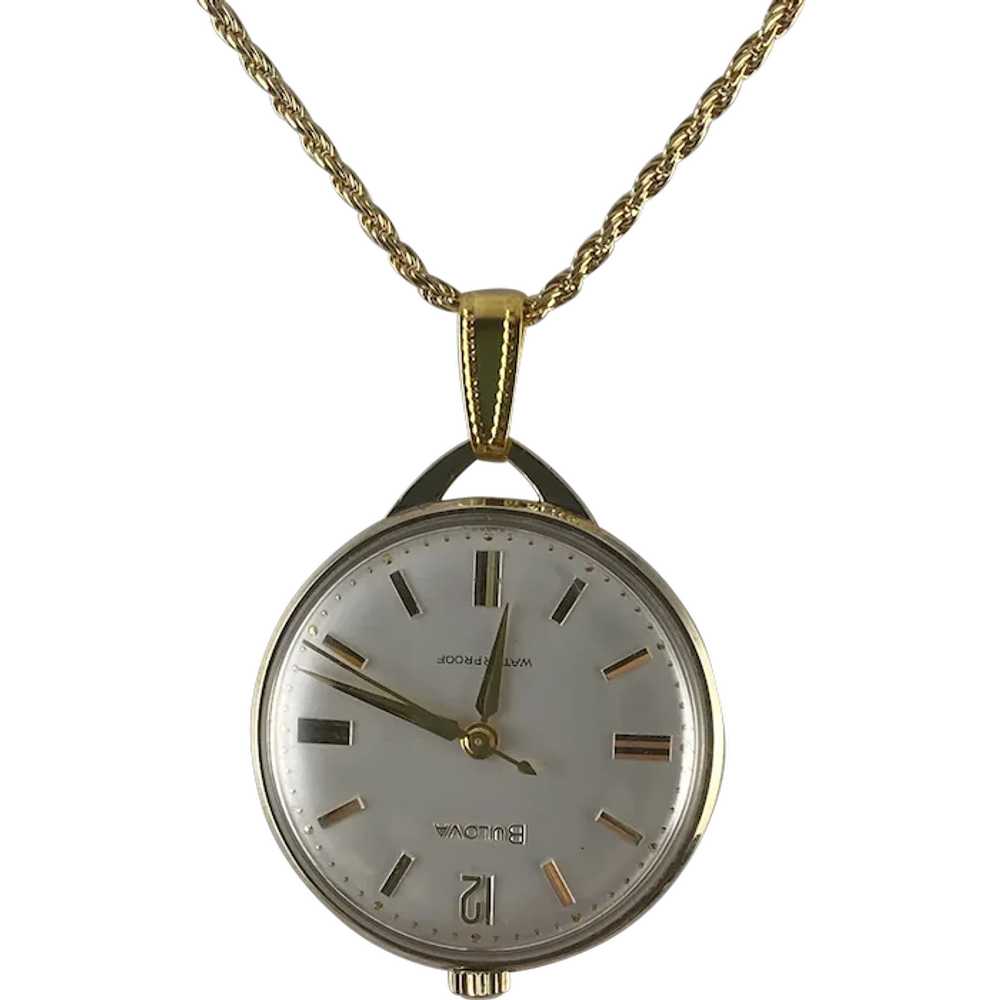 Vintage Working 1965 M5 Bulova Pendant or pocket … - image 1