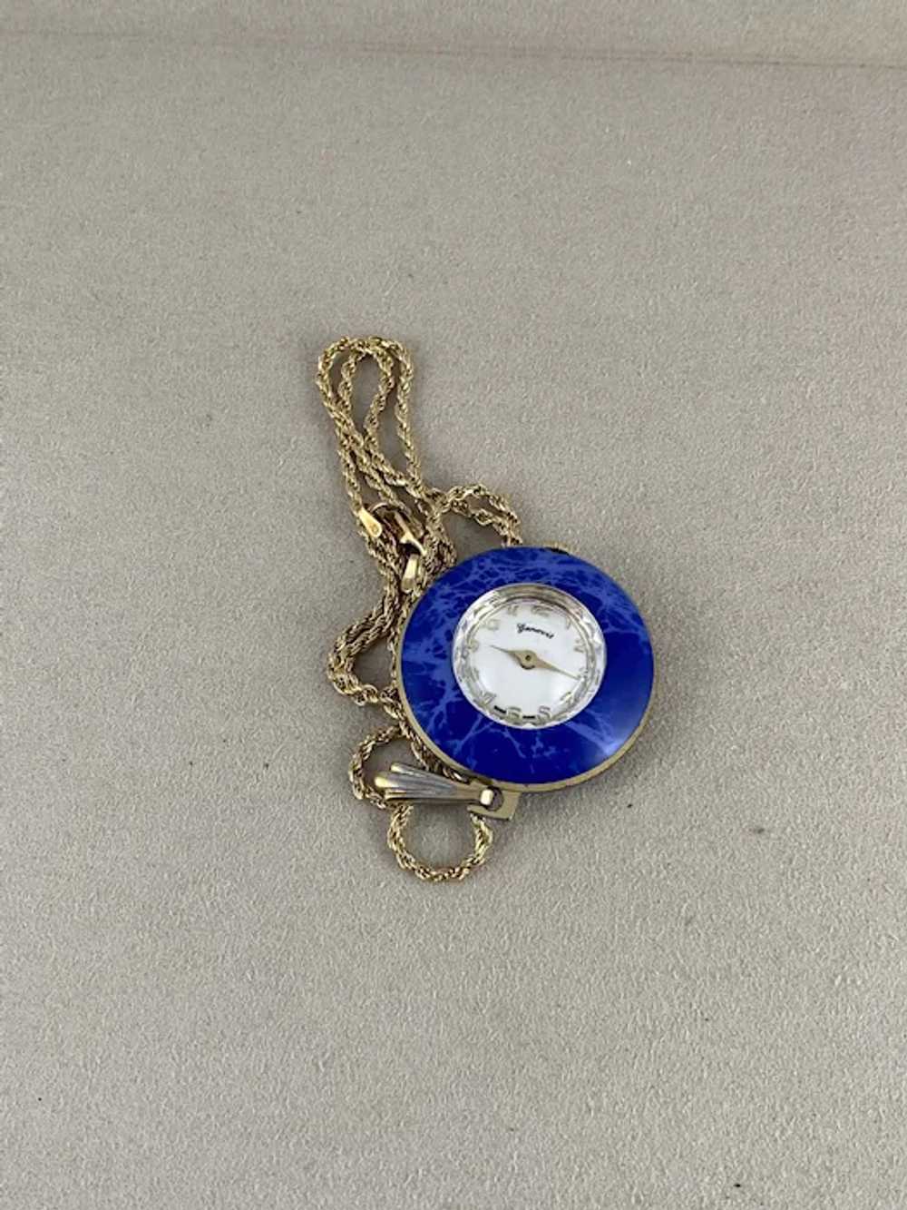 Vintage  Swiss Genovit Pendant Watch in very good… - image 6