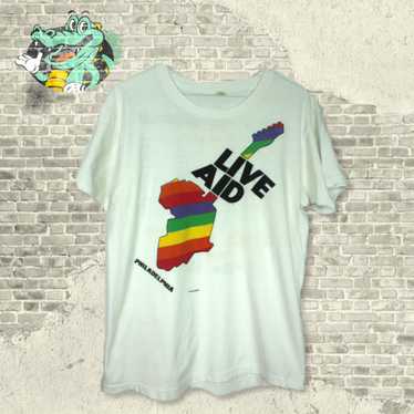 Vintage live aid t-shirt - Gem