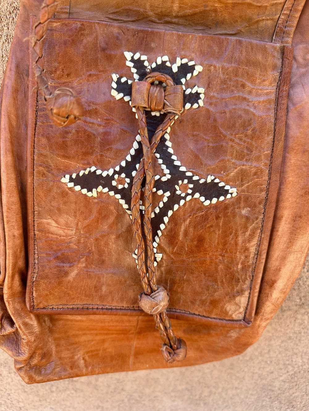 Amazing Leather Backpack Purse - image 2