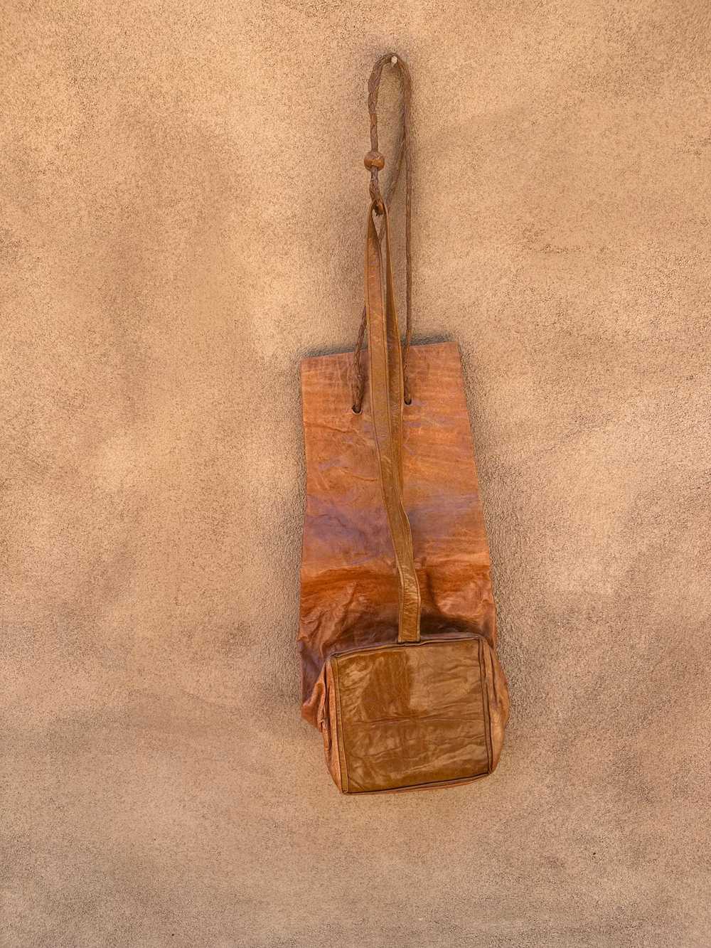 Amazing Leather Backpack Purse - image 4