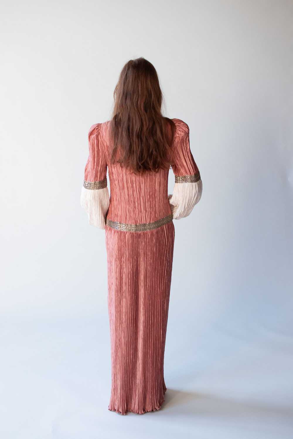 1980s Plisse Dress | Mary McFadden - image 3