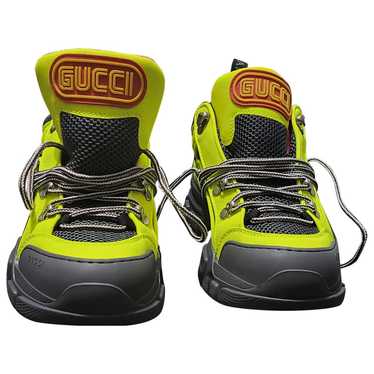 Gucci Flashtrek leather low trainers - image 1