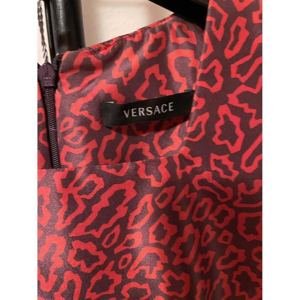 Versace Silk mid-length dress - image 3