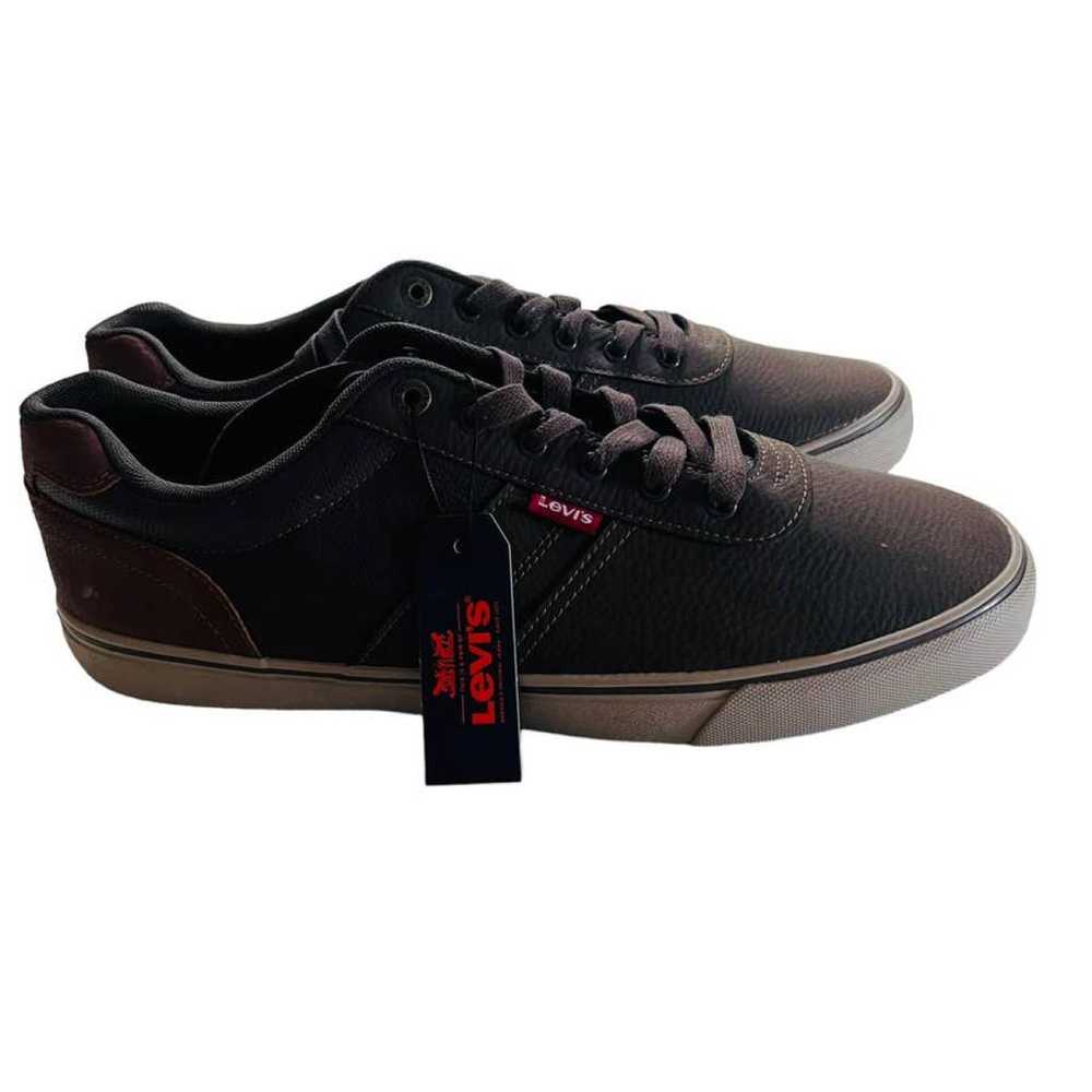 Levi's Patent leather low trainers - image 4