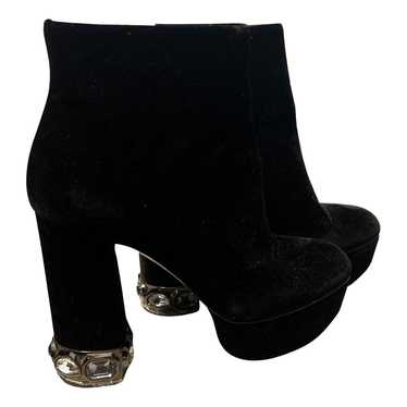 Casadei Velvet boots