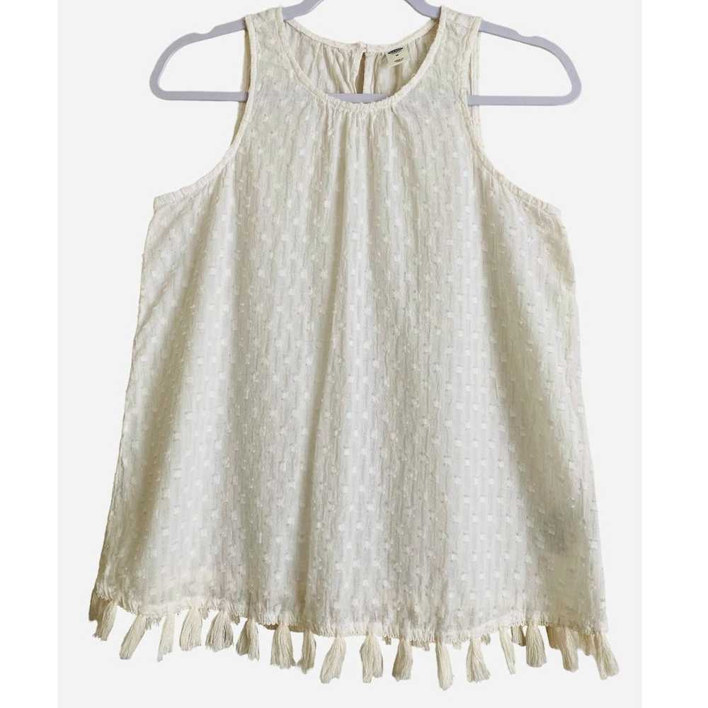 Old Navy Old Navy Sleeveless Boho Top In Ivory - image 1