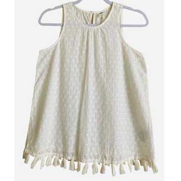 Old Navy Old Navy Sleeveless Boho Top In Ivory - image 1