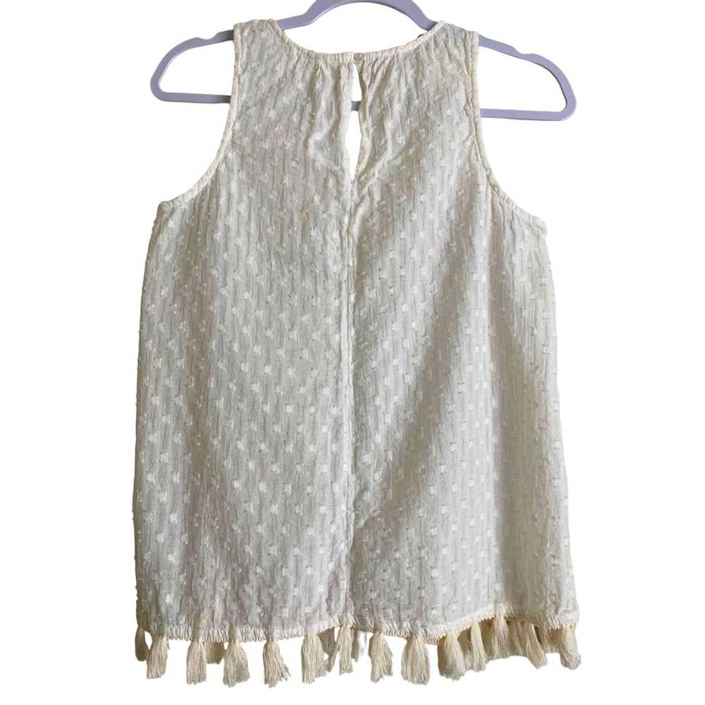 Old Navy Old Navy Sleeveless Boho Top In Ivory - image 2