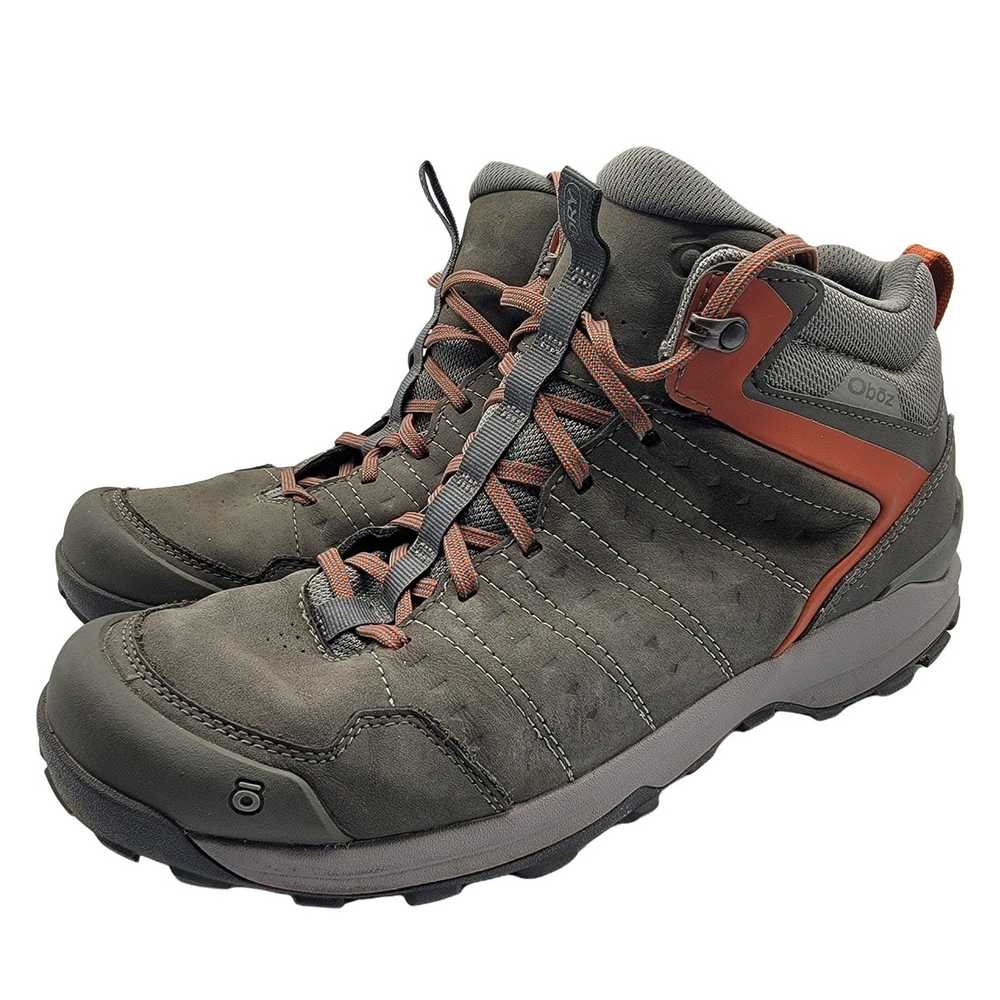 Other Oboz Sypes Mens 12 Gray Hiking Boots Mid Le… - image 4