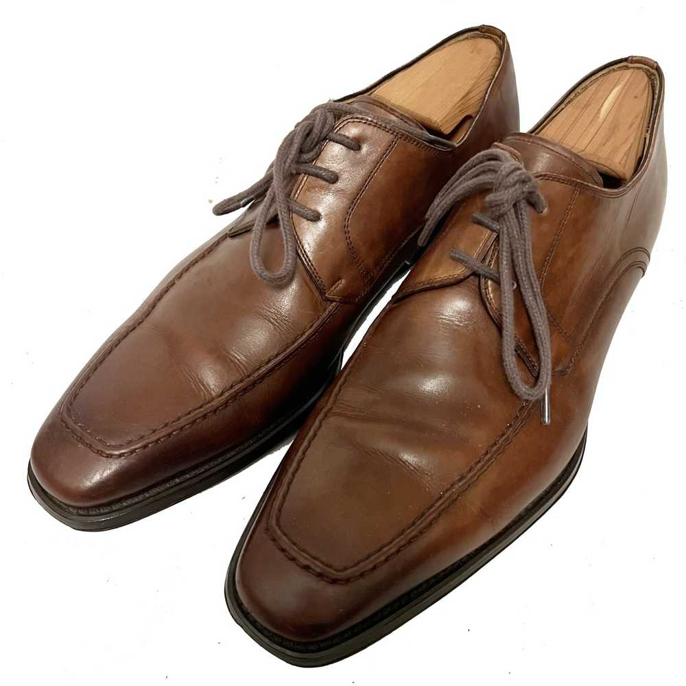 Magnanni $399 MAGNANNI Men's Brown Leather Derby - image 11