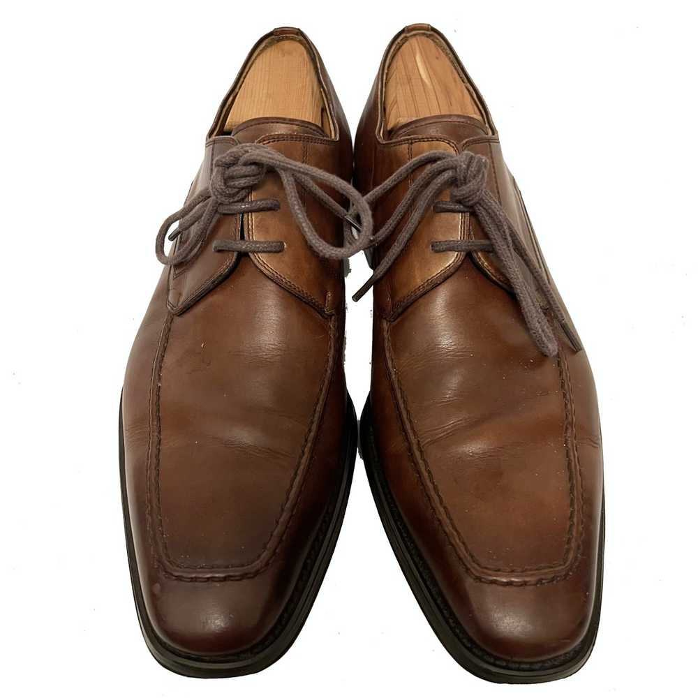 Magnanni $399 MAGNANNI Men's Brown Leather Derby - image 1