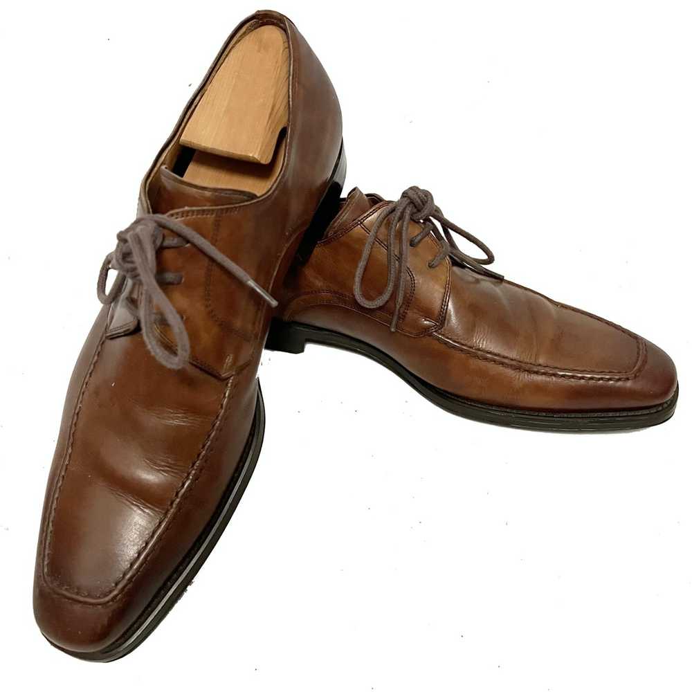 Magnanni $399 MAGNANNI Men's Brown Leather Derby - image 3