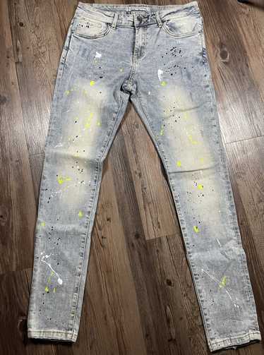 Crysp Denim Crysp denim jeans paint splatter