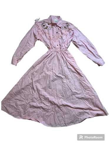 Vintage 1980s lilia smitty western dress.