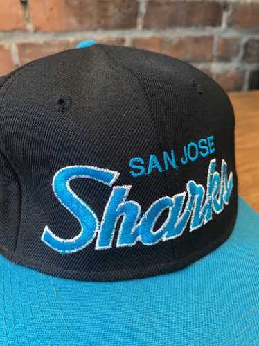 Vintage San Jose Sharks Sports Specialties Shadow Snapback Hockey