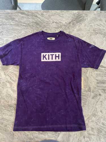 Kith Kith tie dye purple tee